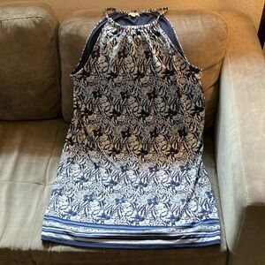 Max Studio XL cute halter dress with built-in bra